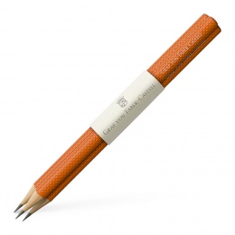 Graf von Faber-Castell Drei banderolierte Bleistifte Guilloche lang Burned Orange 