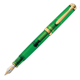 Pelikan Souverän M800 Special Edition Green Demonstrator fountain pen IB - italic broad