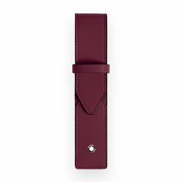 Montblanc Meisterstück Sartorial Leder Etui für 1 Schreibgerät Cassis 