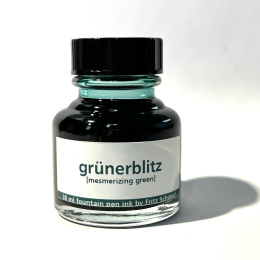 Fritz Schimpf grünerblitz fountain pen ink 