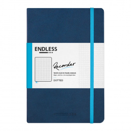 Endless Recorder Notizbuch Dotted Blau