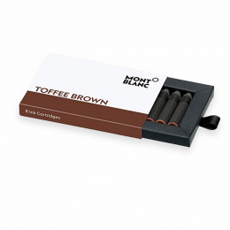 Montblanc Tintenpatronen - Packung mit 8 Patronen Toffee Brown (Braun)