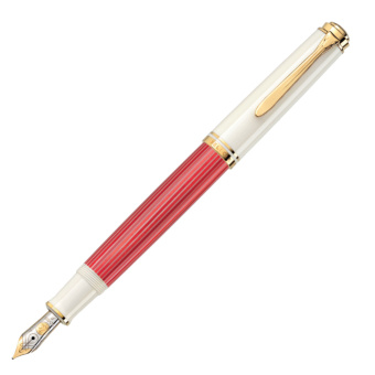 Pelikan Souverän M600 Special Edition Red-White fountain pen EF - extra fine