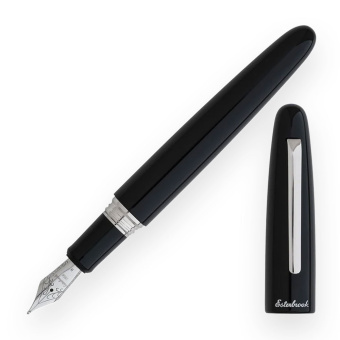 Esterbrook Estie Oversize Ebony Palladium Trim Fountain Pen 