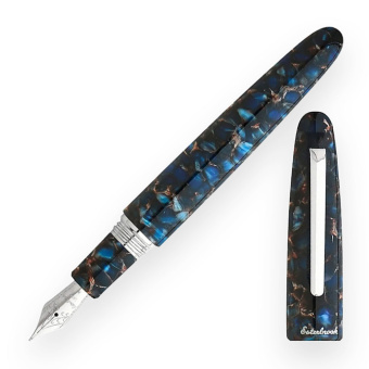 Esterbrook Estie Oversize Nouveau Bleu Palladium Trim Fountain Pen 