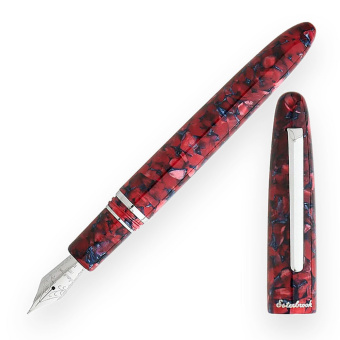 Esterbrook Estie Oversize Scarlet Palladium Trim Fountain Pen 