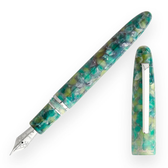 Esterbrook Estie Sea Glass Palladium Trim Fountain Pen 