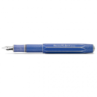 Kaweco AL Sport Füllhalter blau stone washed F - Fein