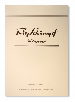 Fritz Schimpf Briefblock Feinpost DIN A4 