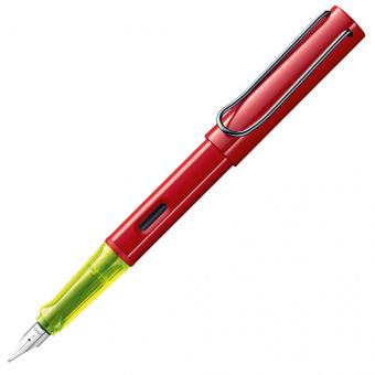 Lamy AL-star glossy red Set Füllhalter Special Edition EF - Extra Fein