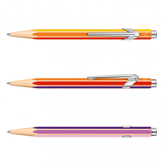 Caran d´Ache Colour Treasure Collection "Warm" 849 Ballpoint pen with Metal Case 