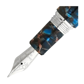 Esterbrook Estie Oversize Nouveau Bleu Palladium Trim Fountain Pen 