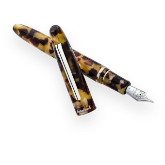 Esterbrook Estie Tortoise Palladium Trim Fountain Pen 