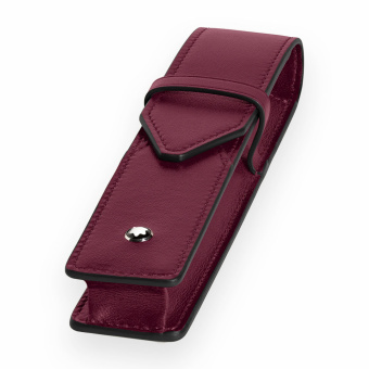 Montblanc Meisterstück Sartorial Leder Etui für 1 Schreibgerät Cassis 