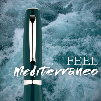 SCRIBO Feel Mediterraneo fountain pen M - medium 18-K