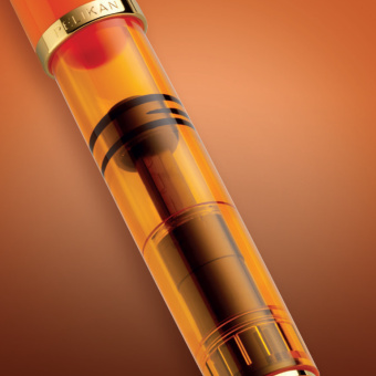 Pelikan Classic M200 Special Edition Orange Delight Kolbenfüllhalter IB - Italic Breit