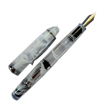 Tianzi T01 White Swirls fountain pen 