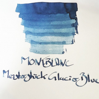 Montblanc Meisterstück Glacier Blue ink bottle 