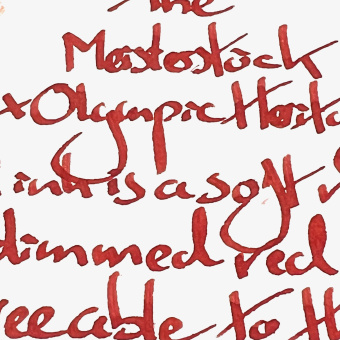 Montblanc Meisterstück x Olympic Heritage Red ink bottle 