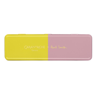 Caran d´Ache Paul Smith 849 Limited Edition 4 Kugelschreiber Chartreuse Yellow & Rose Pink 