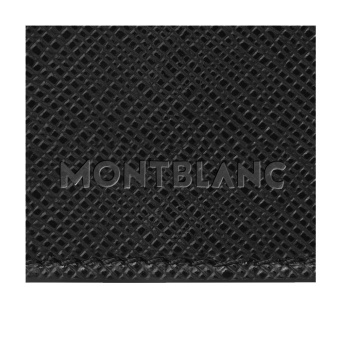 Montblanc Sartorial Leder Etui für 2 Schreibgeräte Schwarz 