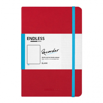 Endless Recorder notebook blank 