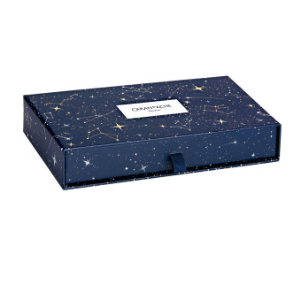 Caran d´Ache Ecridor Cosmic Blue Set Kugelschreiber mit Lederetui 