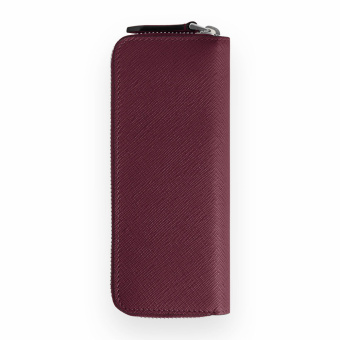 Montblanc Sartorial Leder Etui für 1 Schreibgerät mit Reissverschluss Cassis 