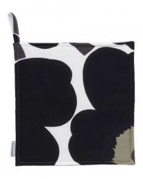 marimekko Pieni Unikko Topflappen Schwarz 